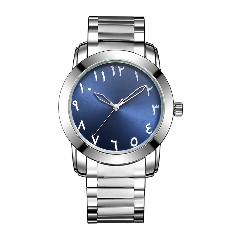 Factory Low MOQ Classic Arabic Watches Japan Movt Quartz Stainless Steel Elastic Band Wrist Watch for Men and Women Relojes