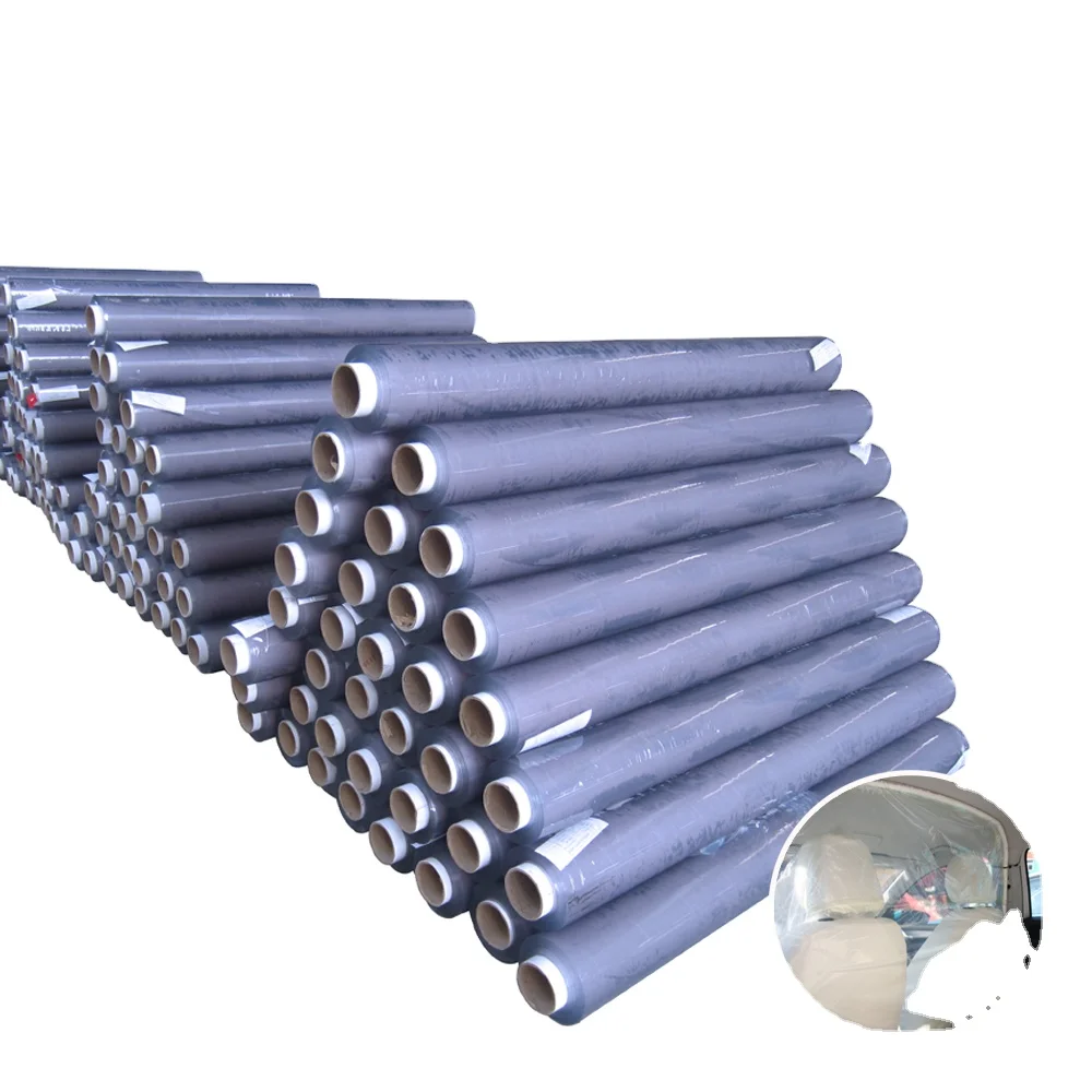 Rectangle or round high super clear membrane roll for clear cosmetic bag with zipper