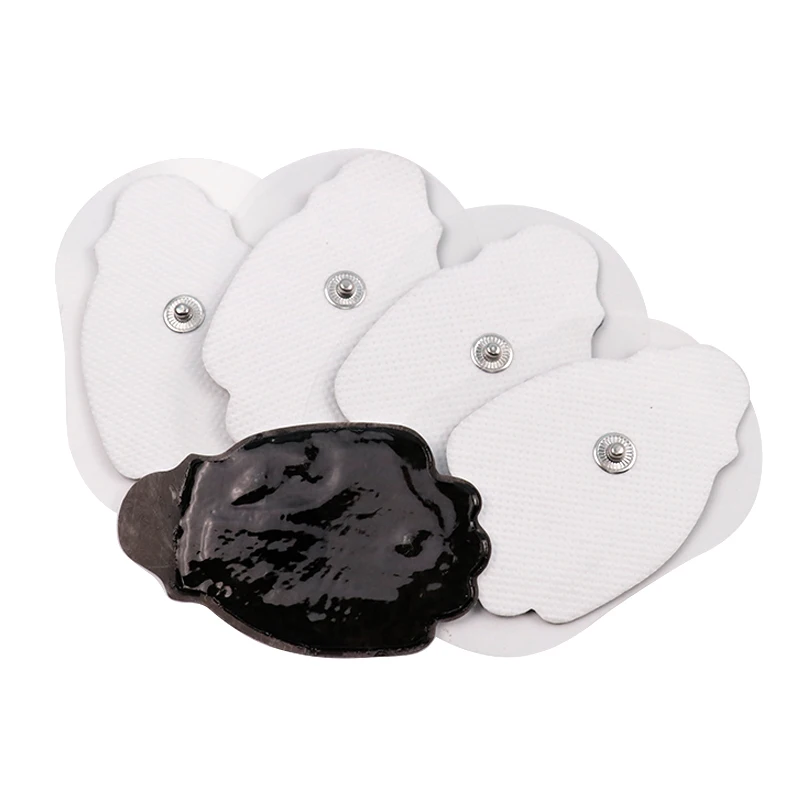 3.5mm snap-on connector ems self adhesive pad electrodes replacement tens unit pads