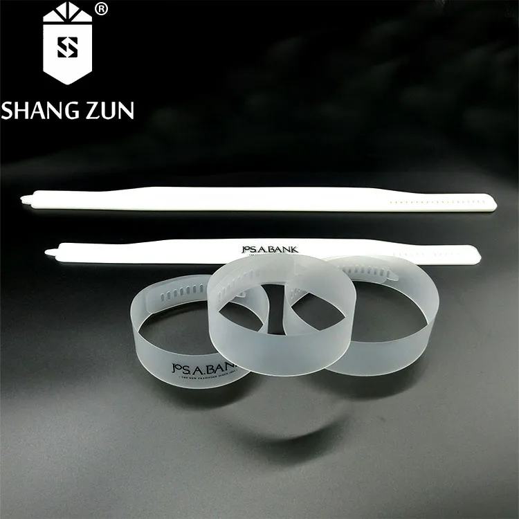 Wholesales paper cardboard  white shirt collar band for shirt Custom high quality shirt collar band for mens accessories