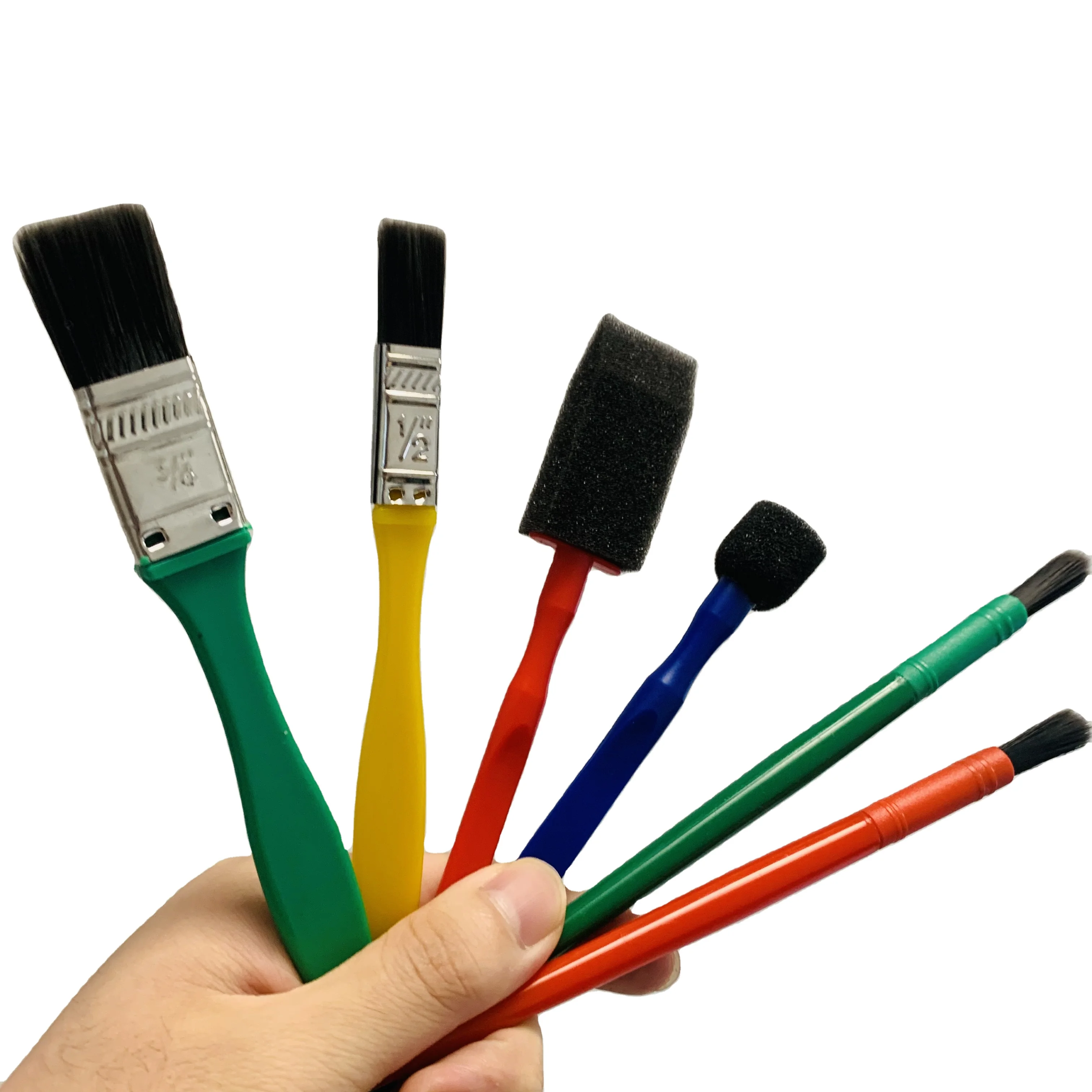 10 pcs Artist Paint Brush Set Nylon Hair Watercolor Acrylic Oil Painting Brushes Drawing Art Supplies