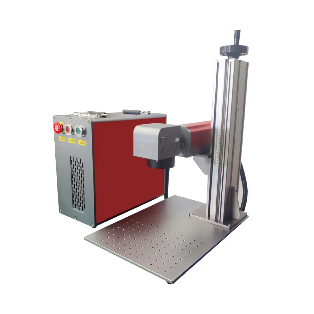 JPT Mopa laser marking machine 100W 60W 50W 30W Auto Focus 2.5D 3D fiber laser engraving machine for Jewelry Firearm Tumbler Mug