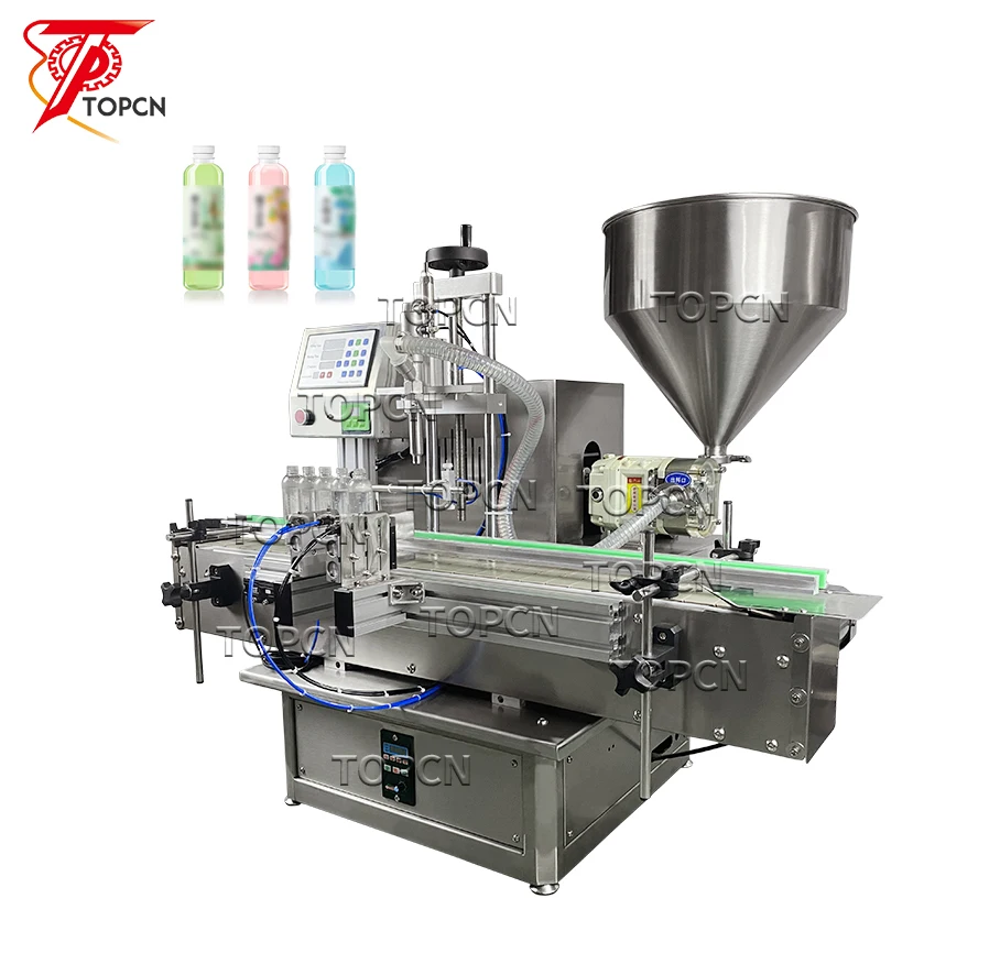 Горячая Распродажа, машина для наполнения шоколадным медом, роторный насос, шампунь, йогурт, жидкий наполнитель высокой вязкости