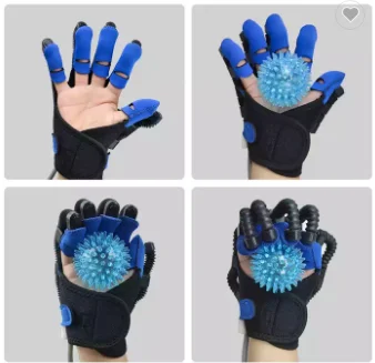 Rehabilitation Robot Hand Therapy Equipment Finger Stroke Exercise Recovery Hand Hemiplegia Training Rehabilitation Device