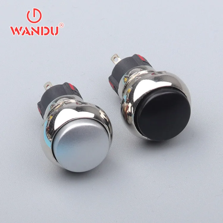 Большой кнопочный переключатель 12 мм управления кораблем автомобиля