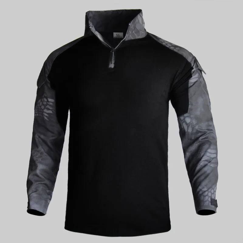 Hot sale camouflage uniform shirt Training Frog set long sleeve uniform grenouille shirt