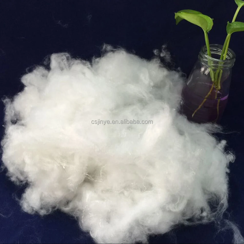 Широко используемое высококачественное белое дакроновое волокно для подушек хорошего качества в Китае