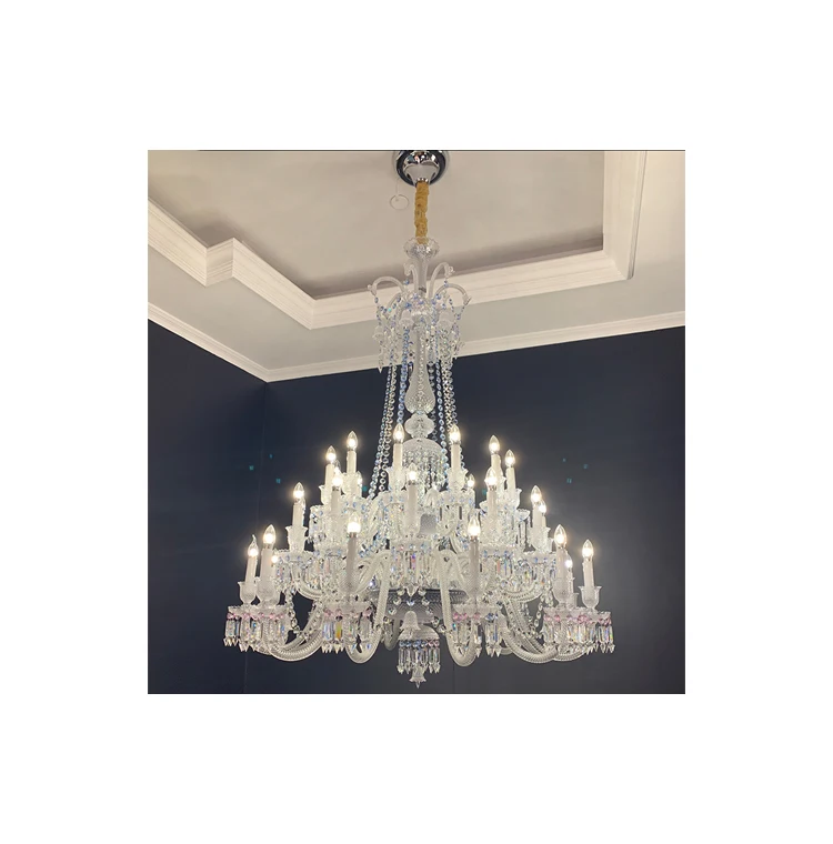 2022 Newest Crystal Chandelier Vintage French Crown Chandelier
