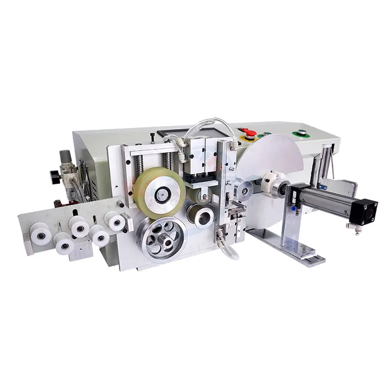 HB-M02 Automatic nylon cable tie machine wire measuring cutting binding tying spool coil winding machine with meter counting