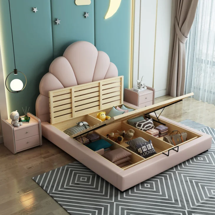 Amazon Best Selling Luxury Bed Double Bed Queen Bed Frame