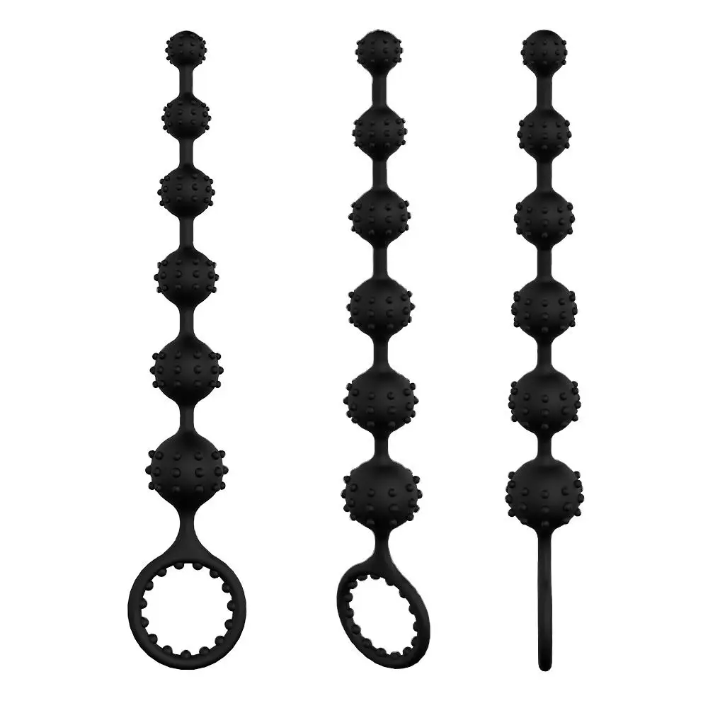 Silicone Masturbation Japanese Sex Toy Extra Long Anal Massage Anal Beads Cock Ring Wearable Couple For Woman And Men