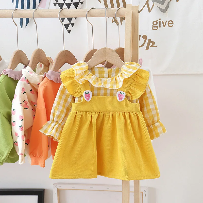  Новинка 2020 Весенняя кукла Hao Baby корейская детская юбка в виде клубники для девочек таиландское детское