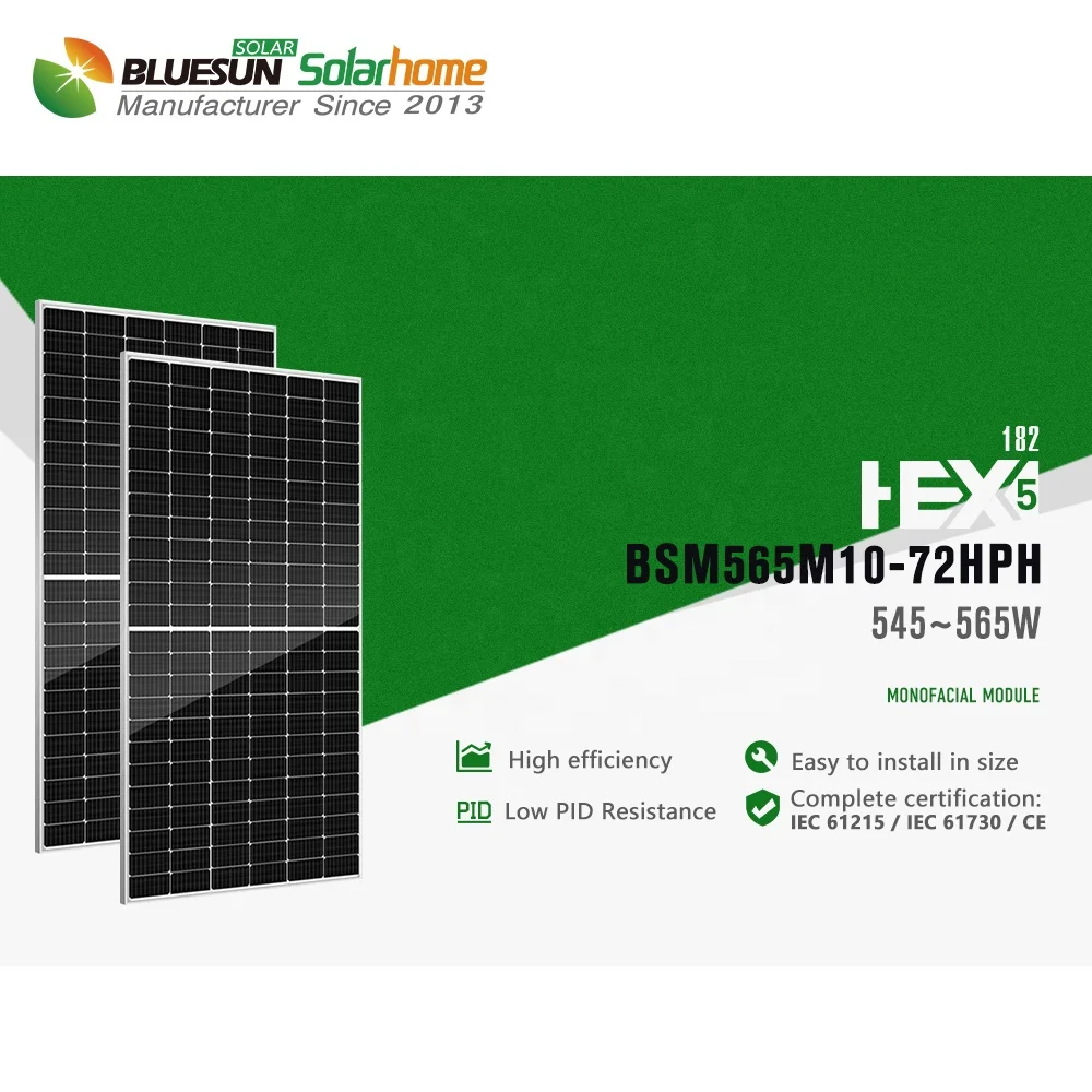 Alibaba solar panel solar energy panels half cell perc white frame with good price on hot sale