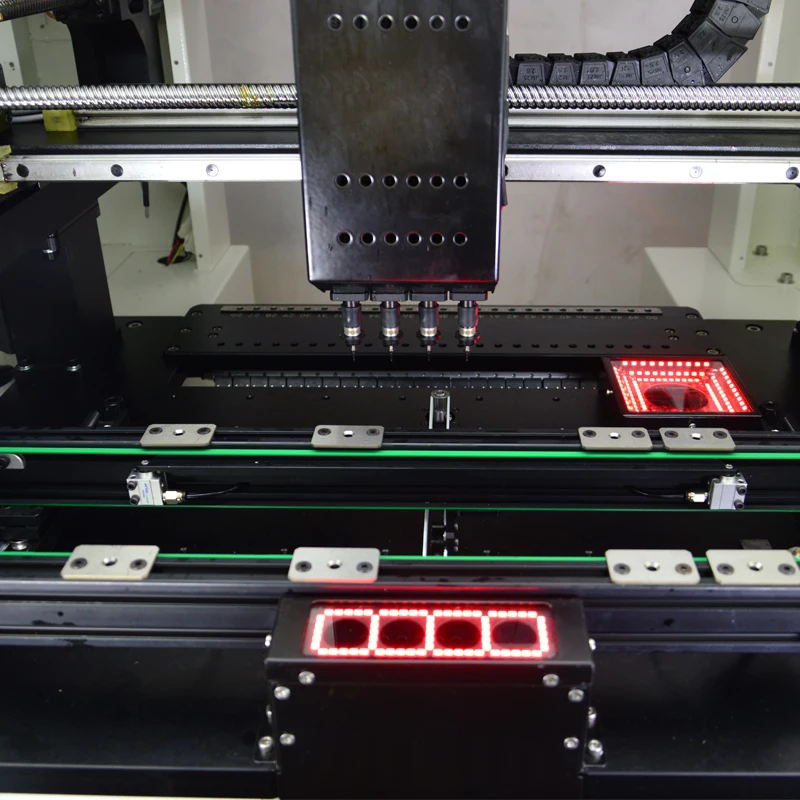 Big Promotion in EU Automatic Pick & Place SMT550 pcb Production Line with 6 Cameras Automatic Assembly Line