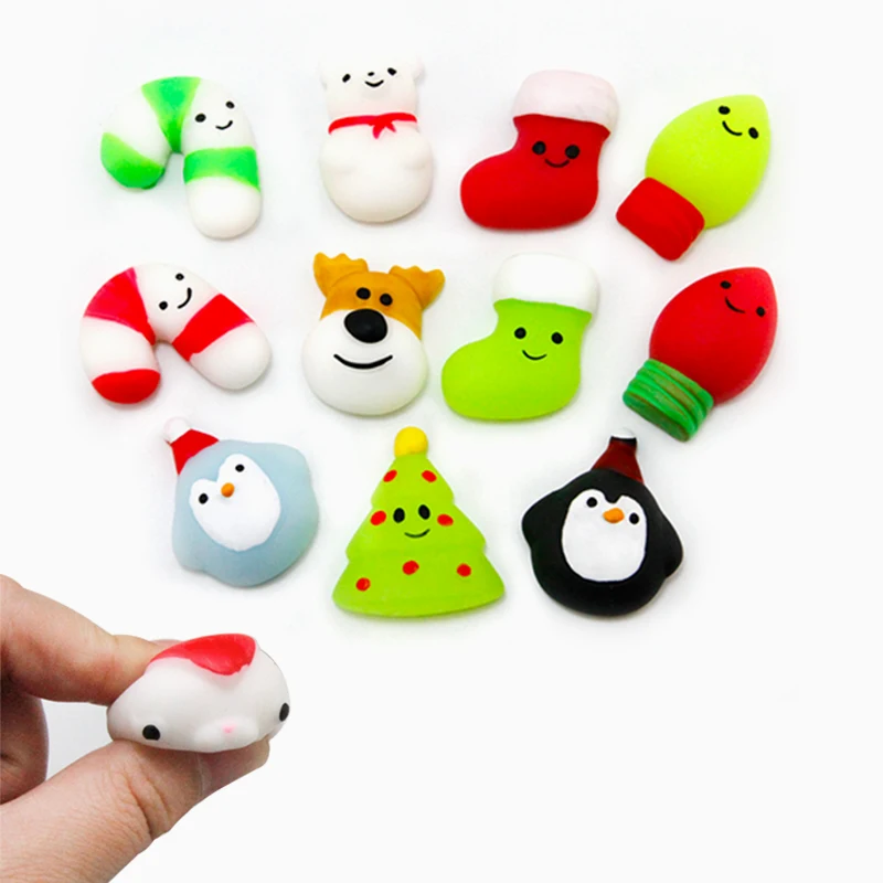 Милые сжимаемые игрушки Mochi 3D кавайные животные экологически чистые мягкие для кошек