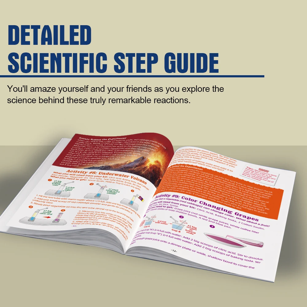 Weather child toy volcano science explore super real experiment science kit studying and playing toy set volcano eruption toy