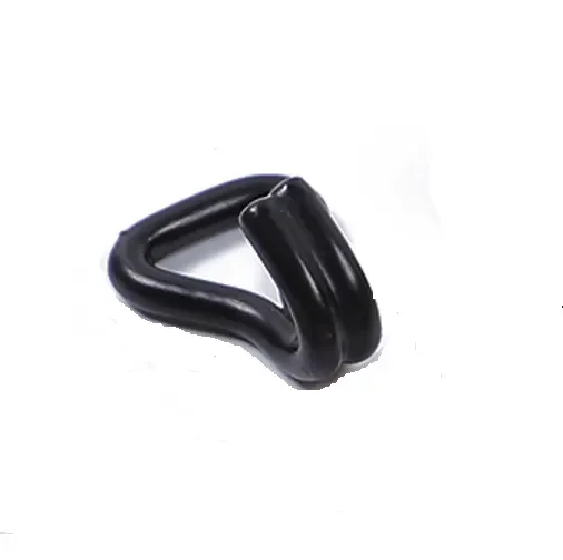 New Type in 2023 1Inch Factory Direct Supply 25MM 800KG Black PVC Coated Ratchet Tie Down Strap Double J Hook for cargo control