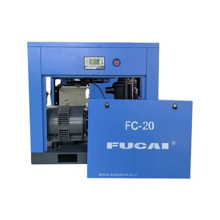 FUCAI permanent magnet 13bar 15kw 20hp screw air compresor