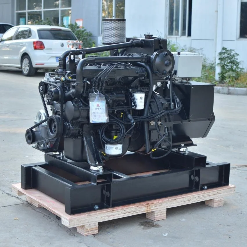New CCS certificate 40KW marine diesel genset with Weichai engine WP4.1CD66E200