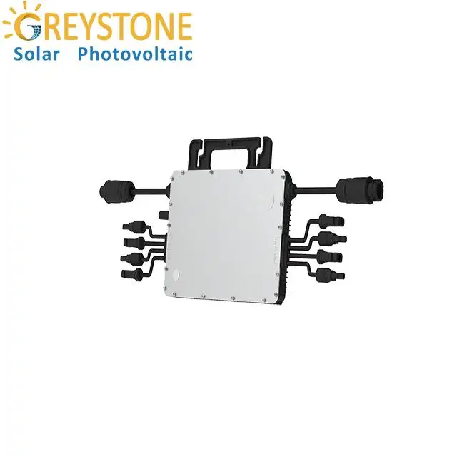 Высокоэффективный Солнечный микроинвертор одиночный Инвертор солнечной энергии IP67 60 в совместимые модули