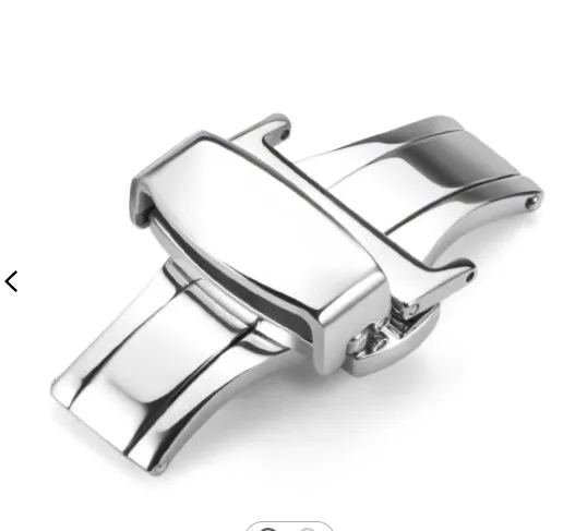Watch Buckle Parts 316L Stainless Steel Watch Clasp Butterfly Deployment Buckle Clasp