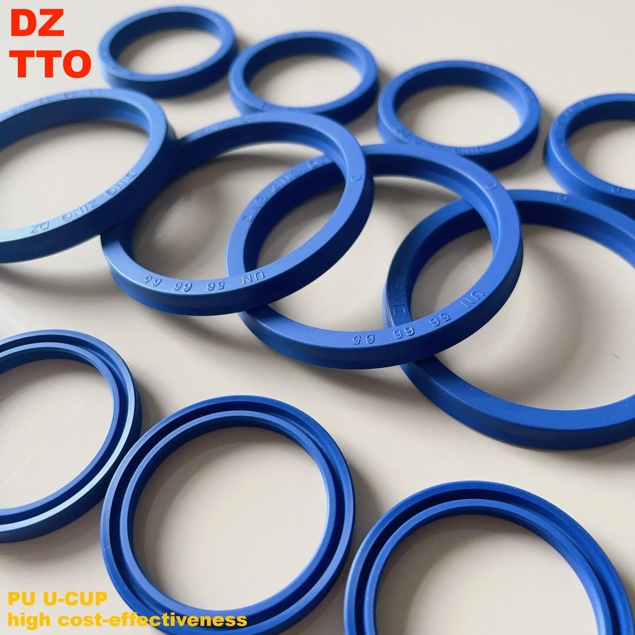 Chinese-Taiwan manufacturing offer PU material complete specifications abundant stock a wide range of hydraulic sealing U-rings
