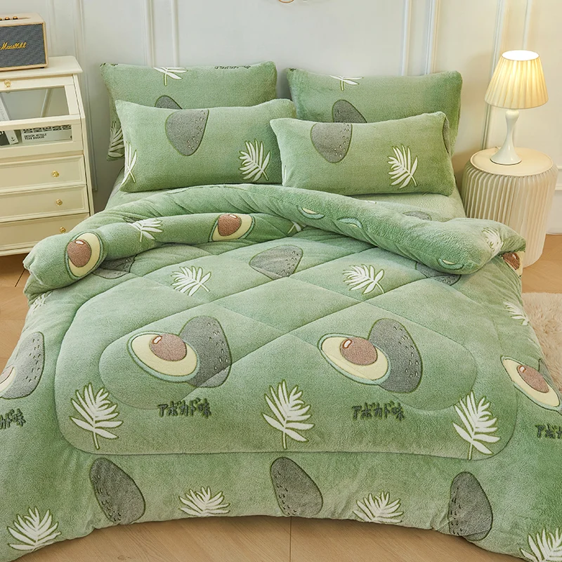 Light Pink Solid New Oeko-Tex Comforter Edredon Quality Teenage Twin Customized Duvet Bedding Set bed cover luxury bed sheets