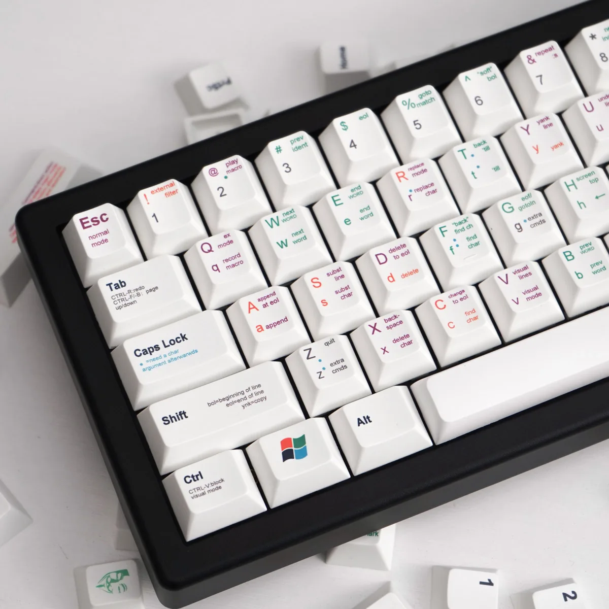 139 Keys White Programmer Keycaps Cherry Profile PBT Keycap For MX Switch Mechanical Keyboard DIY Custom Keycaps
