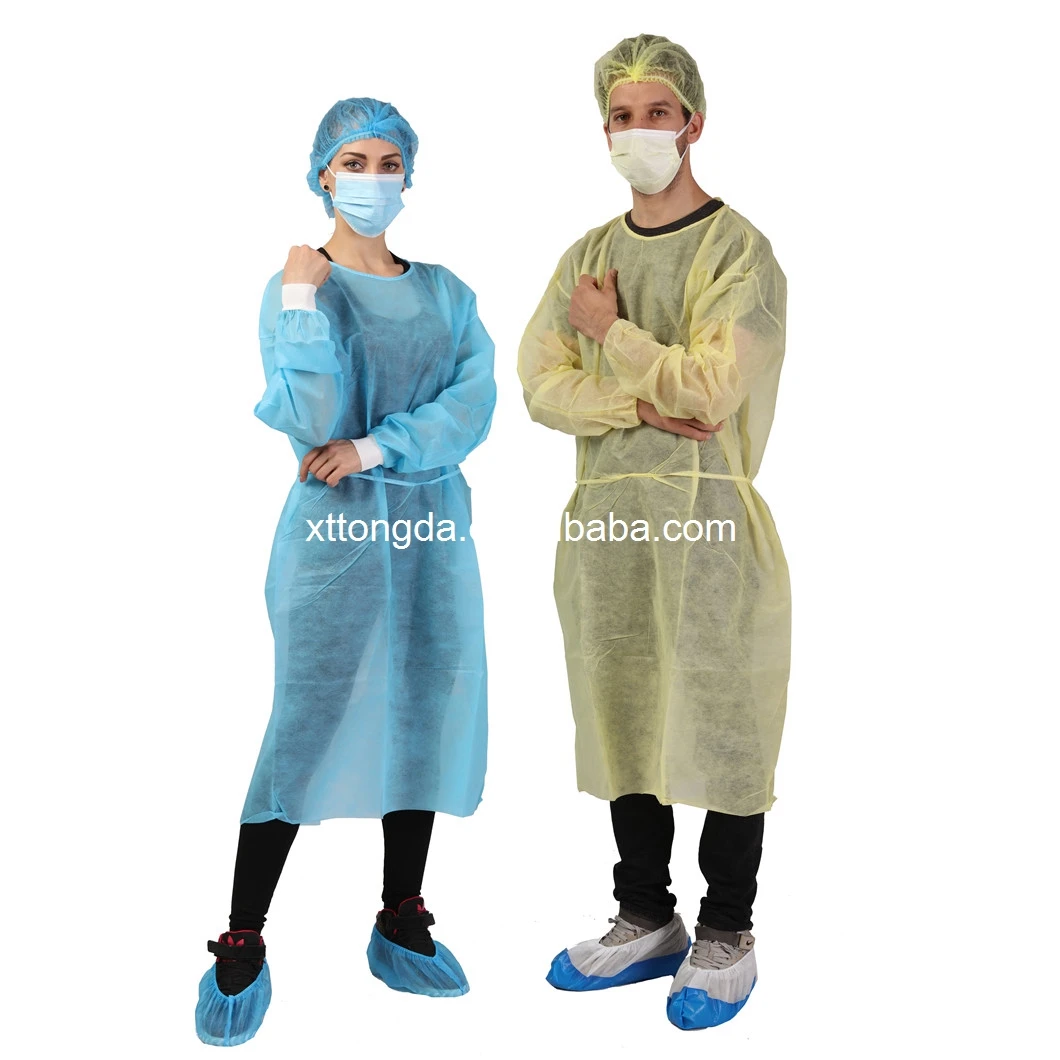 PP Non-woven disposable isolation gown