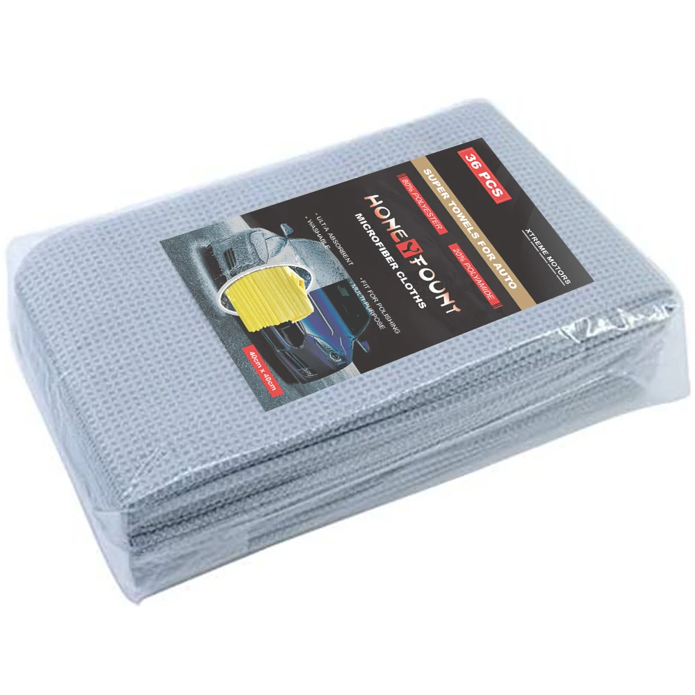 Waffle Drying Towels For Car Microfiber Towel Waffle Weave Car Drying Towels Waffle Cleaning Cloth