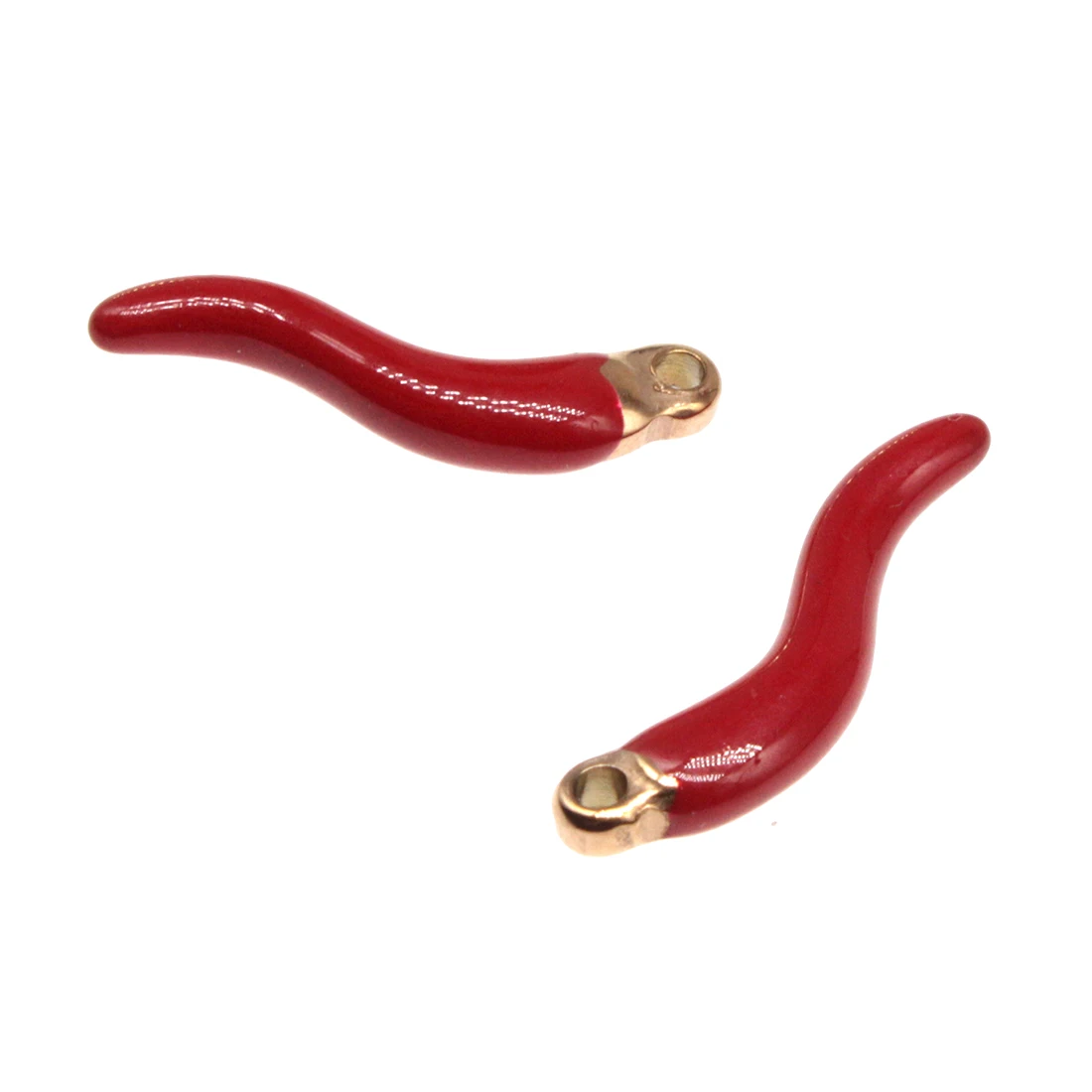 stainless steel red pepper pendants for jewelry making diy little chili pendant charms fashion jewelry
