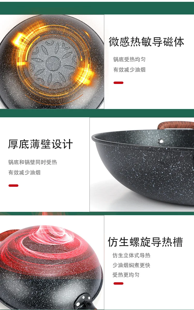 Chief Kitchen cookware Round Die Casting Stone Non-stick Pan