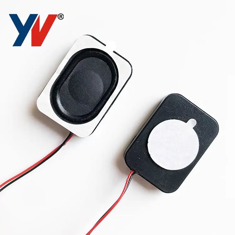 35*25mm flat internal audio loud 2w 8 ohm square connector terminal Dynamic speaker