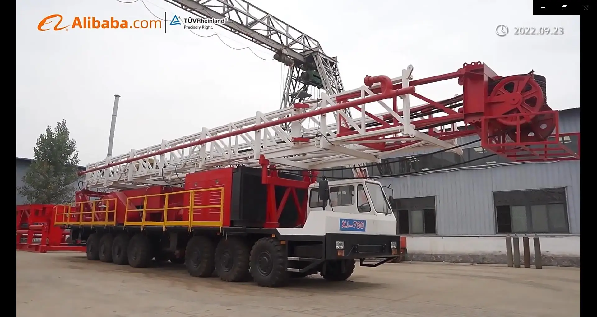 well-workover rig truck 750hp oil rig drilling machine oil drilling rig