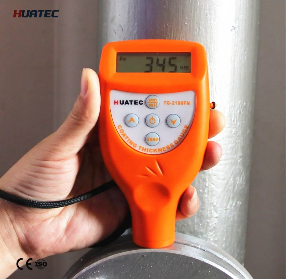Accurate Coating Thickness Gauge Customized TG-2100 5000 Micron