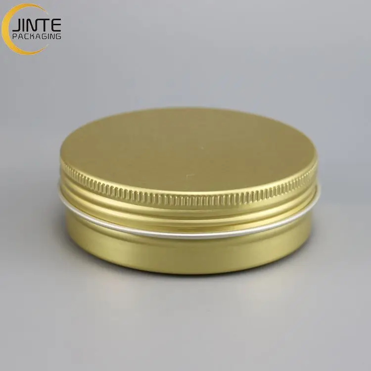 High Quality Customized Printed Big Round Aluminum Tin Cans For Cosmetic Packaging