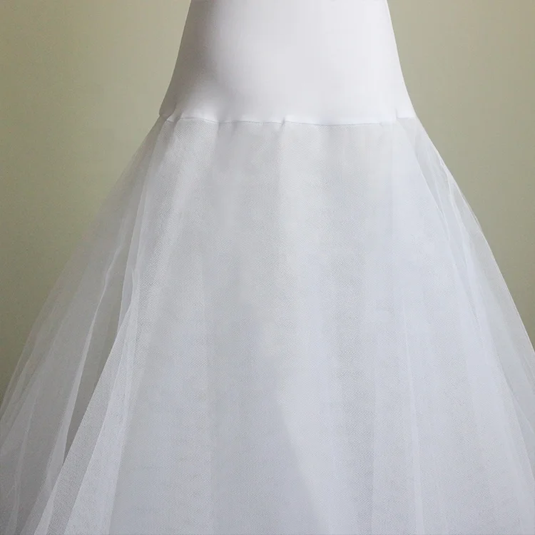 Hot sale top quality under wear underskirt puffy with 3 hoops ball gown Wedding dress crinoline petticoat