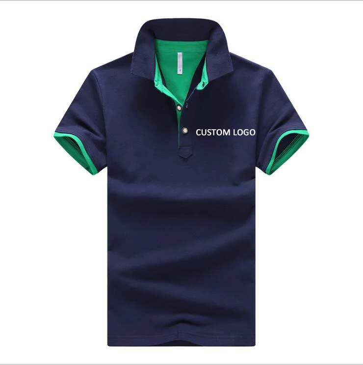 
New Design Wholesales Custom Logo men clothes 95% Cotton T Shirt Casual Plus Size Polo Shirt 