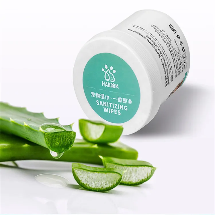 
Record Dog Puppy Cat Kitten Grooming Paw Ear Eye Pet Cleaning Wet towel 