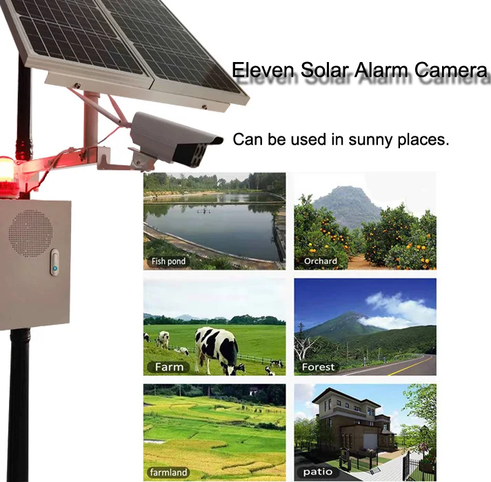 4g wifi solar security surveillance cctv camera backup 3 days