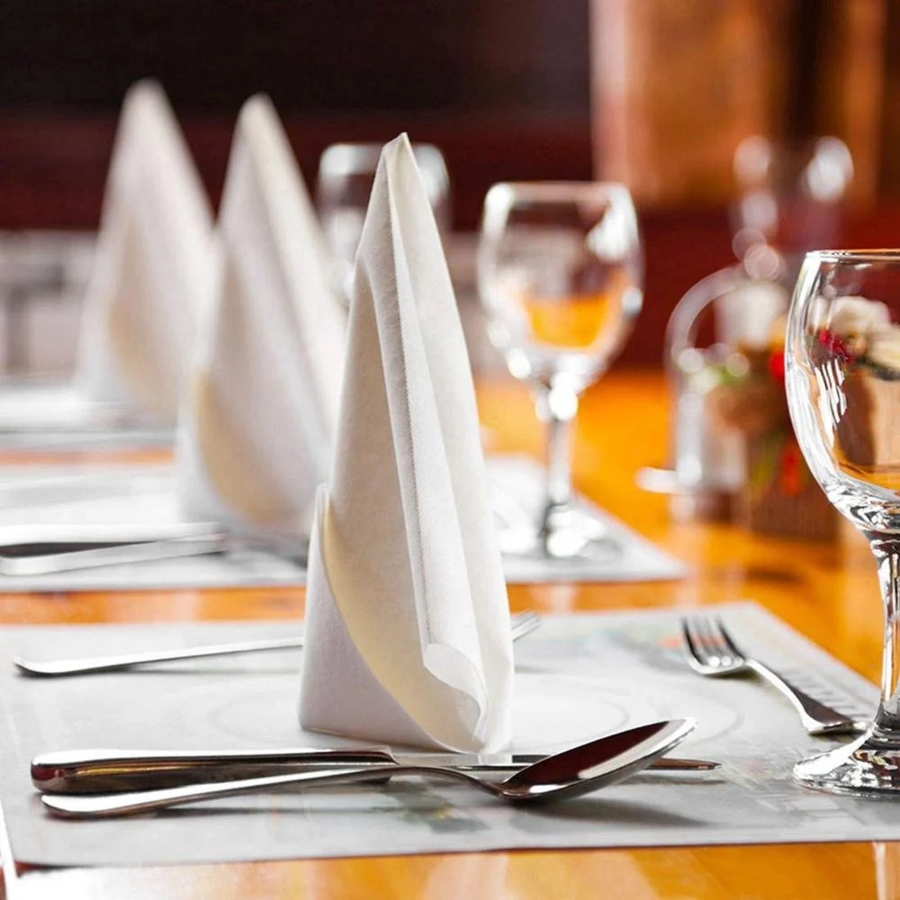 200 шт., одноразовые салфетки из льна, 12x17 дюймов