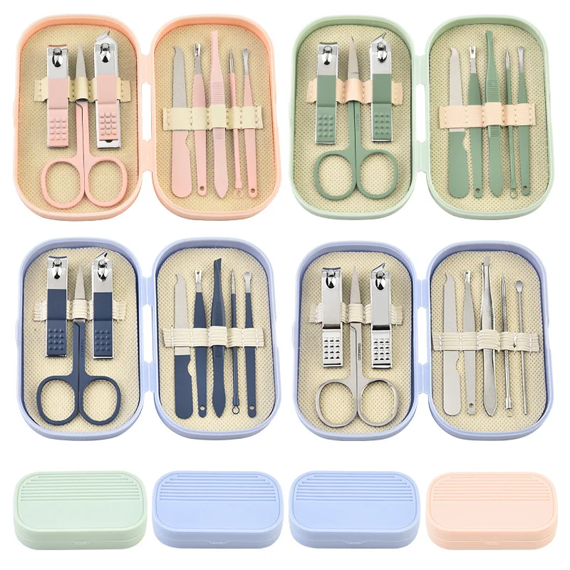 Professional factory 8 pcs/14pcs nail tool manicure set pedicure and manicure set