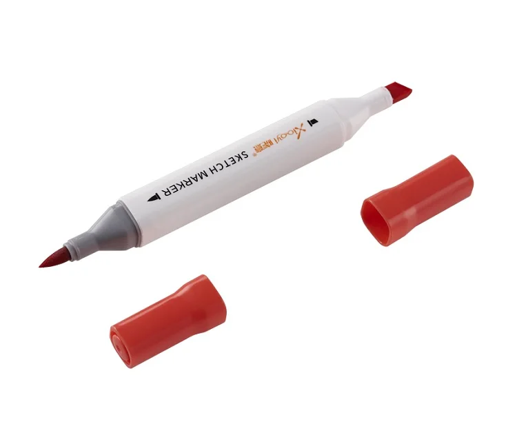 Высокое качество долота и щетку с двумя Twin кончик кисти для рисования