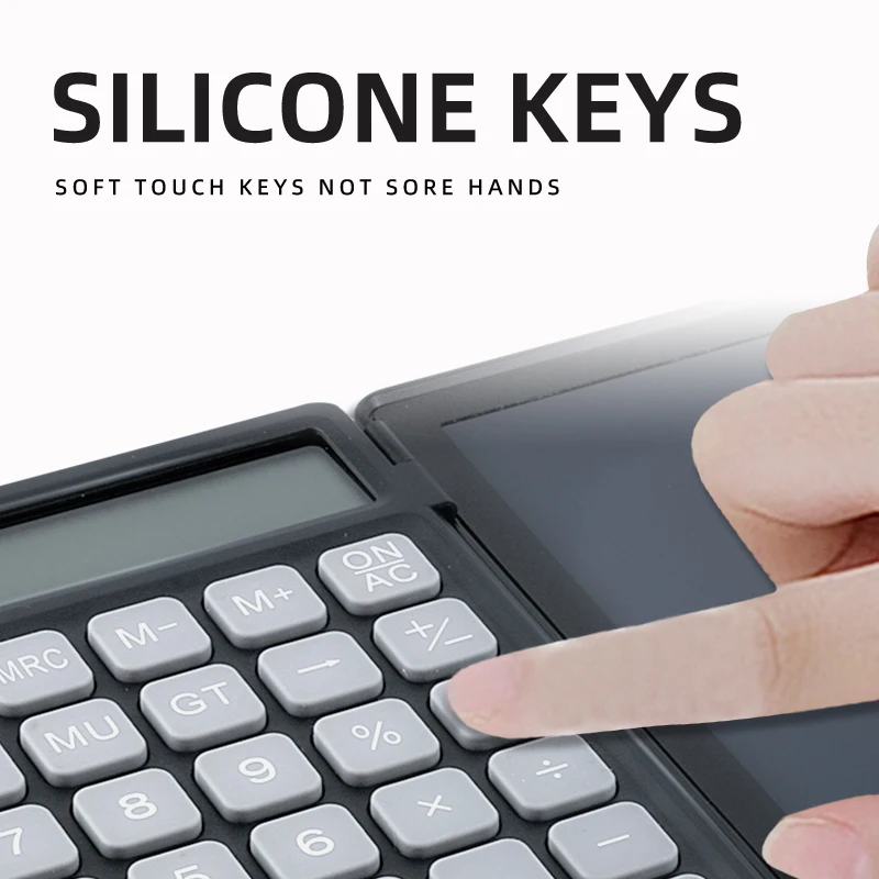 Factory Price Foldable Eco-Friendly Calculator Smart LCD Writing Tablet Notepad Handwriting Drawing Board with Stylus Pen