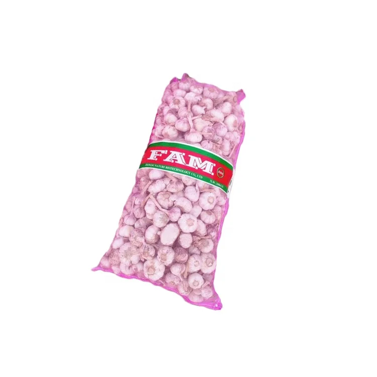  Дешевый сетчатый мешок для свежего чеснока Bawang оптом из