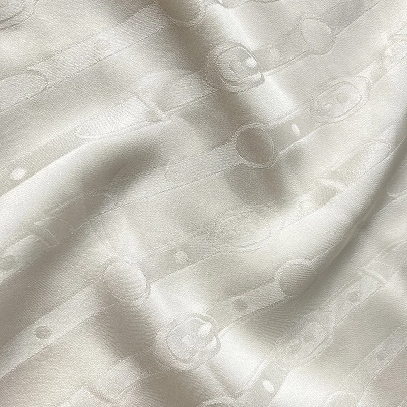 Изготовленная на заказ парчовая жаккардовая ткань 14/16/19/22 шелковая для платья