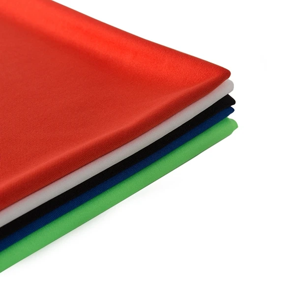 Shaoxing Textile Directly Manufacturer 100% Polyester 75D Interlock Plain Dyed Soft Knitted Fabric Polyester Fabric