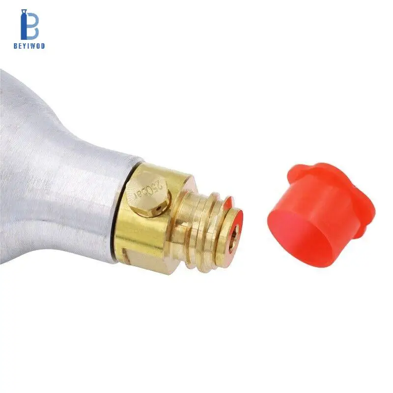 China OEM 0.6L Soda CO2 Cylinder High Pressure Aluminium Gas Cylinder with Quooker Duo Valve Food Grade
