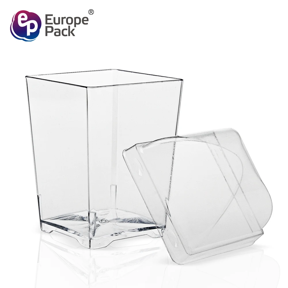 China supplier direct selling disposable 110ml plastic cups and dome lid