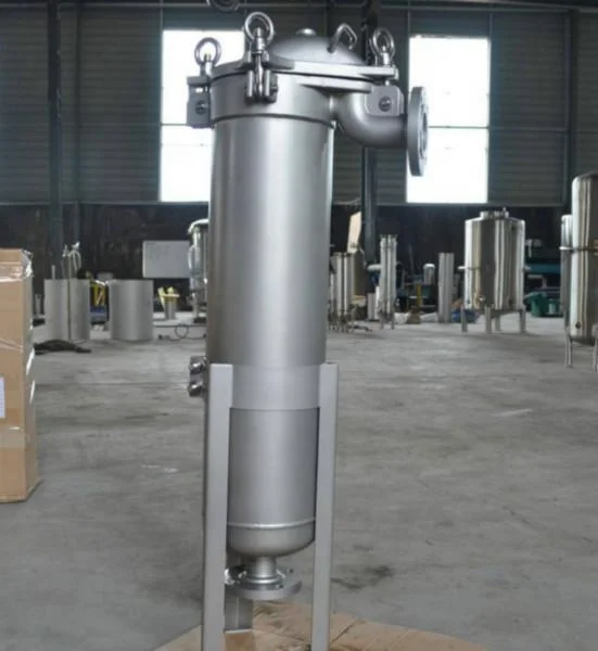 304 Or 316L Stainless Steel Filter Bag Housing For Honey